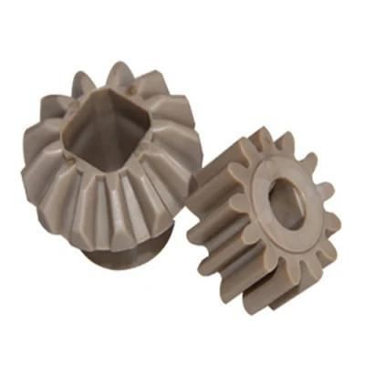 Black Plastic Nylon Tooth Gear Design Drawings Customized CNC Machined High Precision PA6 ...