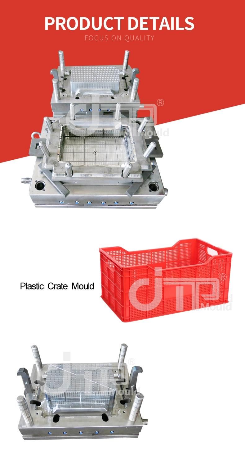 Factory Customized Durable Good Price of Plastic Injection Crate Mould