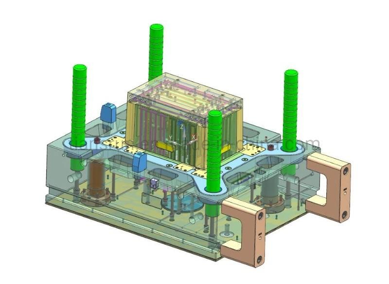 Turnover Basket Plastic Storage Box Injection Tooling