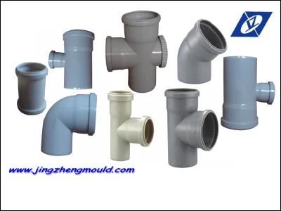 Plastic Injection Collapsible Pipe Fitting 110*75mm Tee Mould