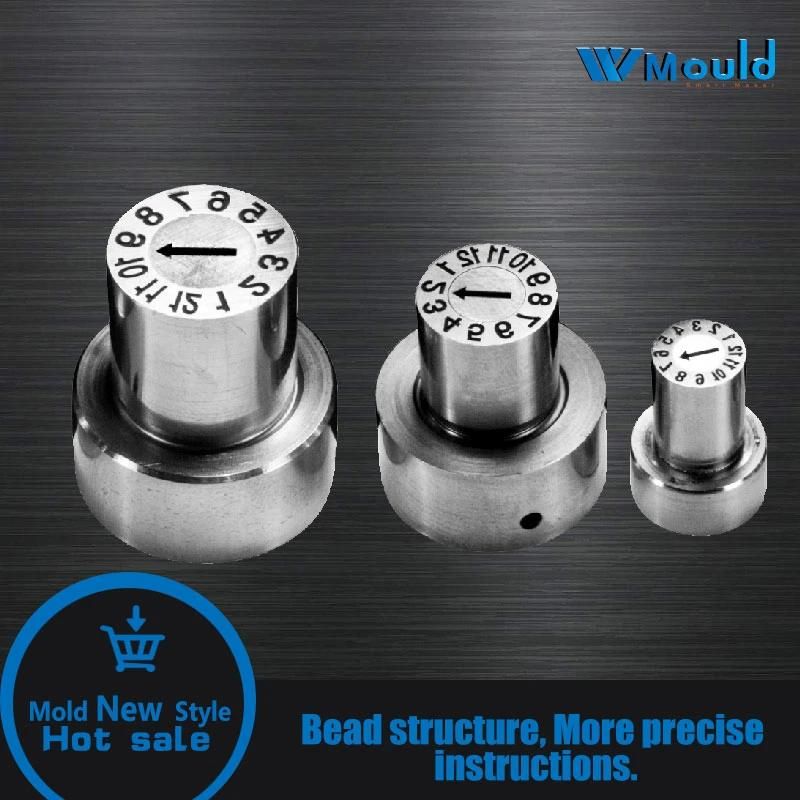 Wmould Manufacturer Ffd Year and Months Date Stamps Date Insert for Plastic Injection Moulding
