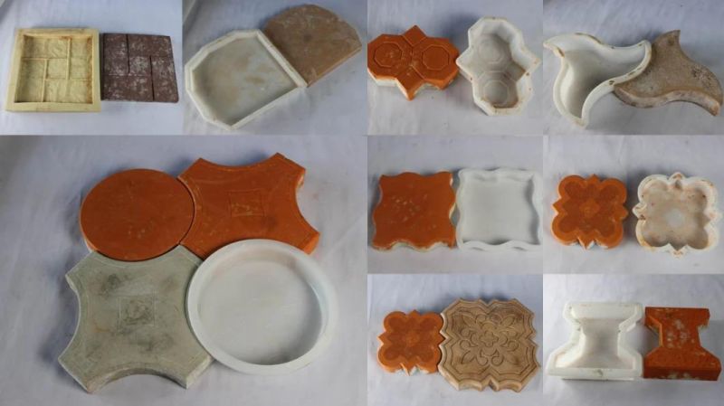 Plastic Paving Stone Molds for Concrete