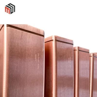 Shengmiao Manufacturing Rectangle Copper Mold Tube for CCM
