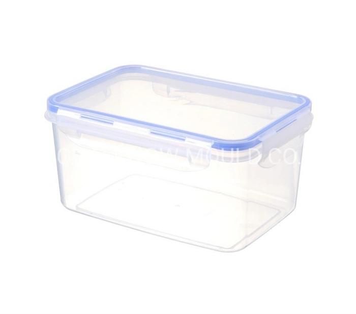 Square PP Plastic Food Container Box Injection Mould Storage Kitchenware Box Mold
