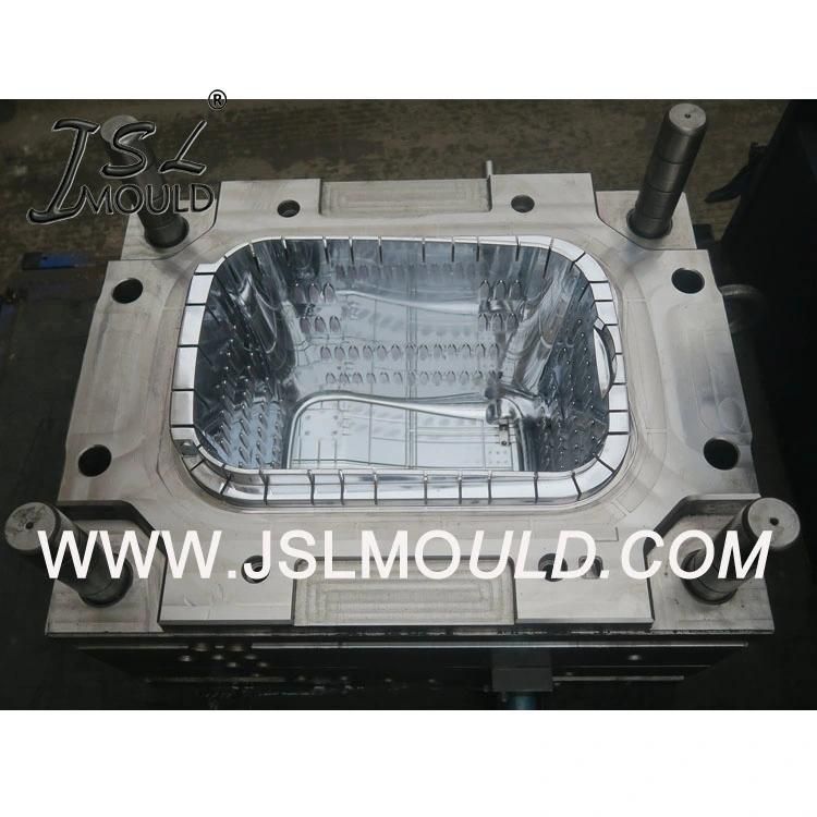 Custom Made Injection Stacking Plastic Folding Basket Mould