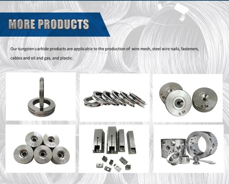 Tungsten Carbide Nail Cutter and Knives Used to Wire Nails Industry