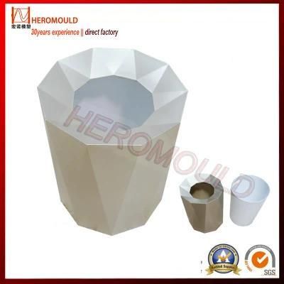 Popular 8L Plastic Household Trash Bin Injection Mould From Heromould