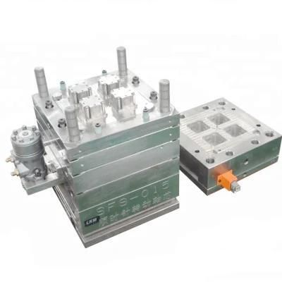 Plastic Injection Die Mold for Four Cavity Water-Proof Switch &amp; Socket Inside Part