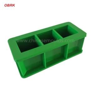 50*50*50mm Green Color Plastic Concrete Cube Mould, Cement Prism Cube Mold