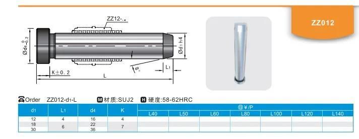 Wmould Professional Manufacturer Ejector Punch Pins for Plastic Injection Mould Mold Parts Spare Parst