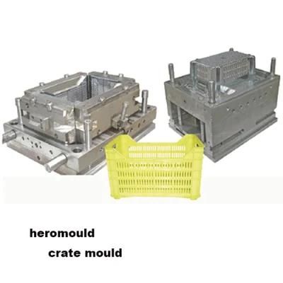 Plastic Injection Mold Plastic Light Weight Crate Mould Plastic Storage Crate Injection ...