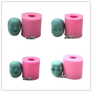 R1413-6 3D Art Craft Silicone Soap and Candle Mold Emotion Passions Pleasure Anger Sorrow ...
