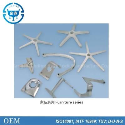ISO14001/IATF16949/RoHS Furniture Aluminum Steel/Metal Die Casting Mould