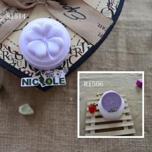 New Design Clover Round Silicone Soap Molds