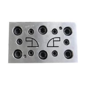 Double Cavity PVC Plastic Extrusion Mould for Shower Room Cabinet Door