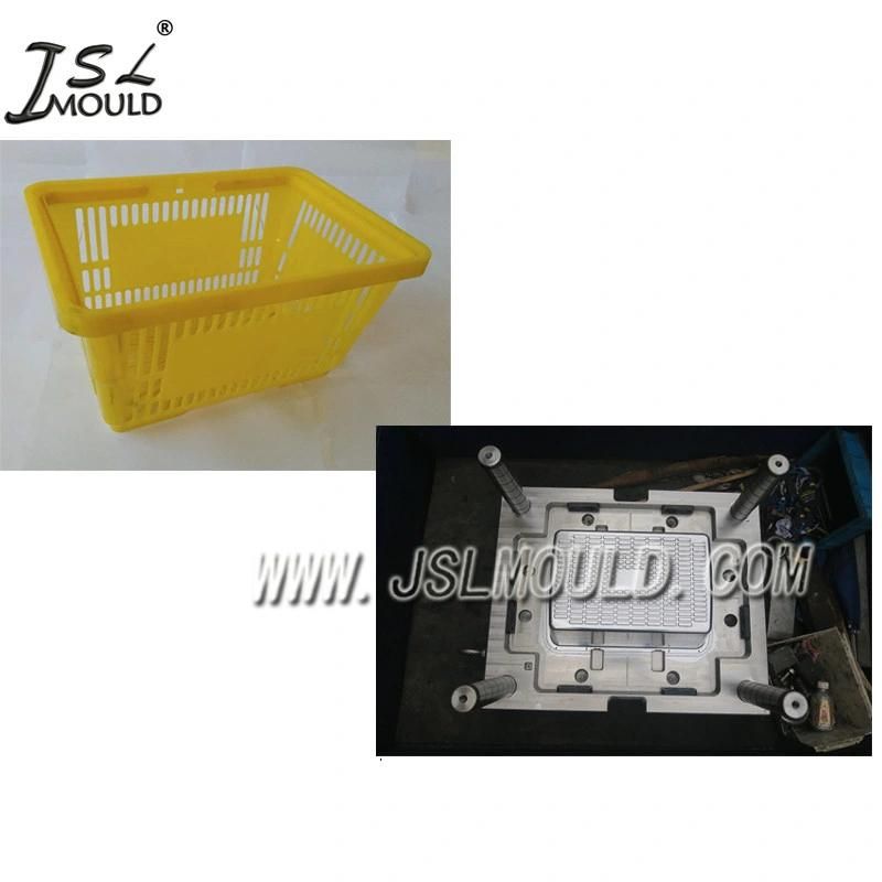 Quality Mold Factory Experienced Injection Plastic Supermarket Shopping Basket Mould