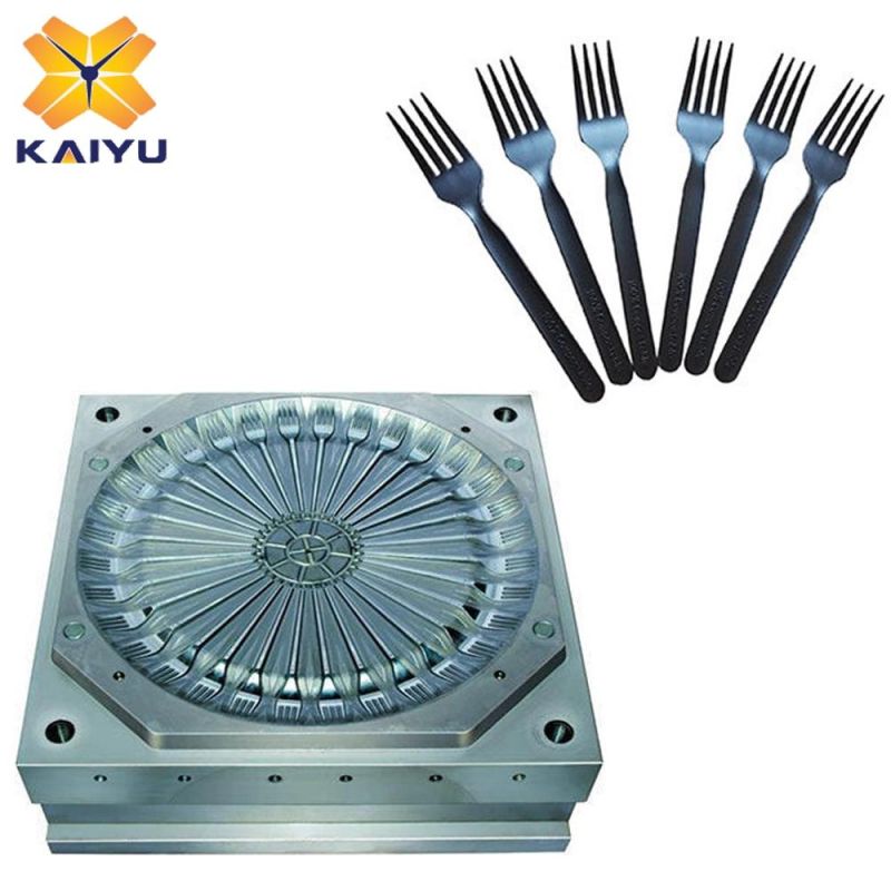 Custom High Quality Disposable Plastic Injection Cake Fork Mould