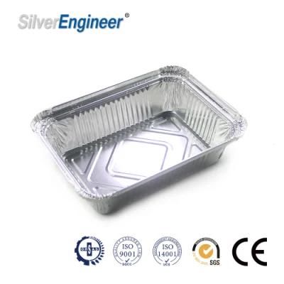 Fast Food Disposable Divided Aluminum Foil Container with Different Shapes