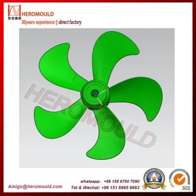 Plastic Injection Mould Plastic PS 5 Leaf Fan 423mm Mould Plastic 5 Leaf Fan Blade ...