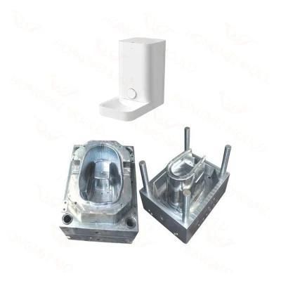 Popular Type Plastic Pet Food Feeder Injection Mould Cat Automatic Feeder Shell Mould Pet ...