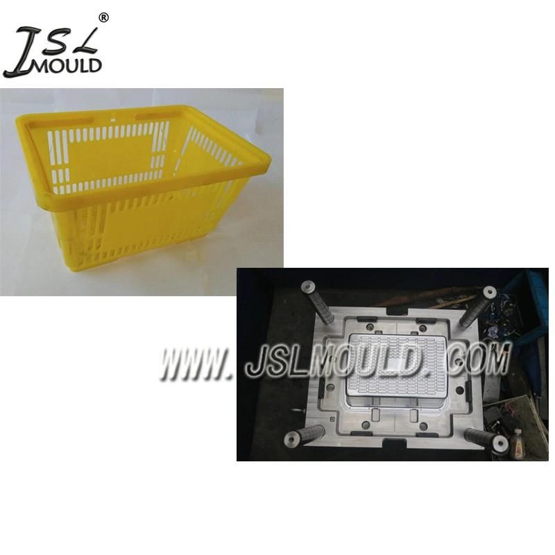 China Professional Plastic Supermarket Shopping Basket Mould Factory