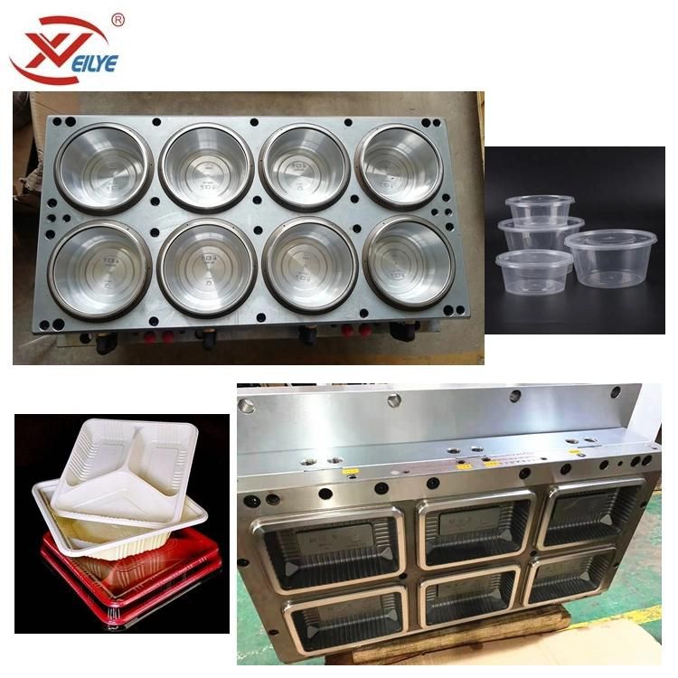 Durable High Quality Thermoforming Plastic Electronic Parts Mold for Disposable Packaging Cup Bowl Tray Box