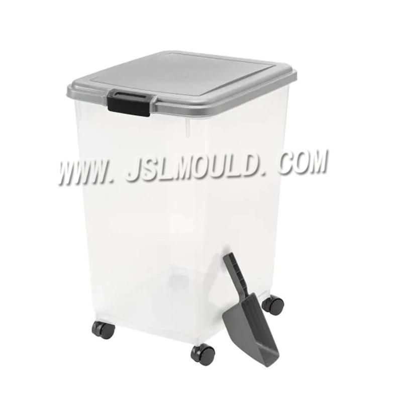 Injection Plastic 55 Quart Pet Food Storage Bin Container Mould