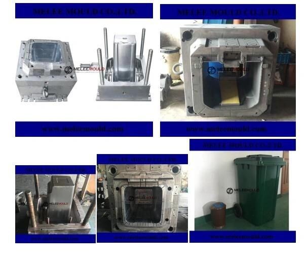 2020new Design Outside Plastic Injection Garbage Bin Mould Maker Waste Bin Tooling/Tool (MELEE MOULD-361)