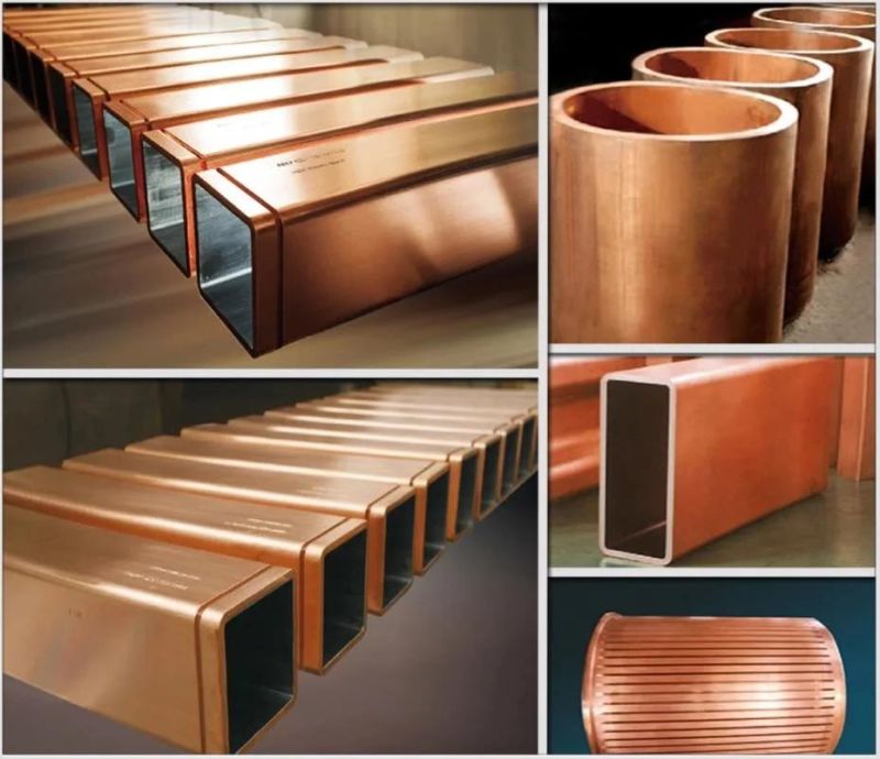 Copper Mould Tubes for Continuous Casting Machining to Form Steel Billets