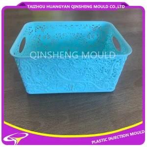 Engraving Flower Plastic Basket Mould