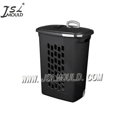China Premium Customized Plastic Wheeled Laundry Basket Mould