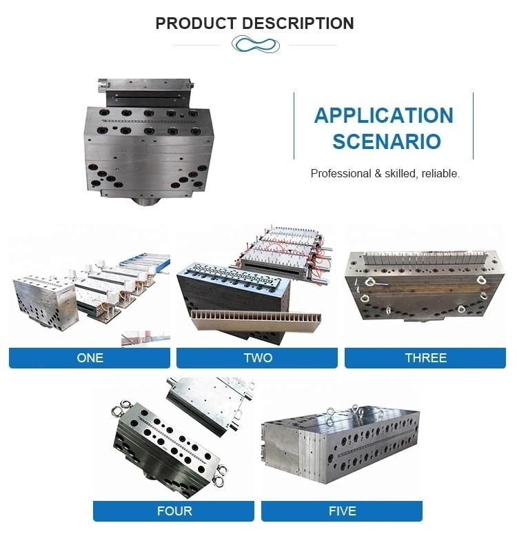 Extruding Mold for Plastic Profile Making Machine