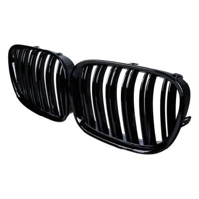 Replacement Molded ABS Single Slat Gloss Black Auto Front Grille