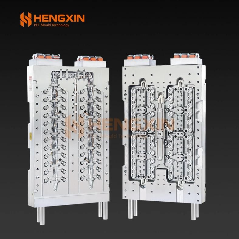 48 Cavities Pneumatic Pin-Gate Pet Preform Mould/Mold/Die Stainless Steel for Mineral Pure Aqua Drinking Spring Water