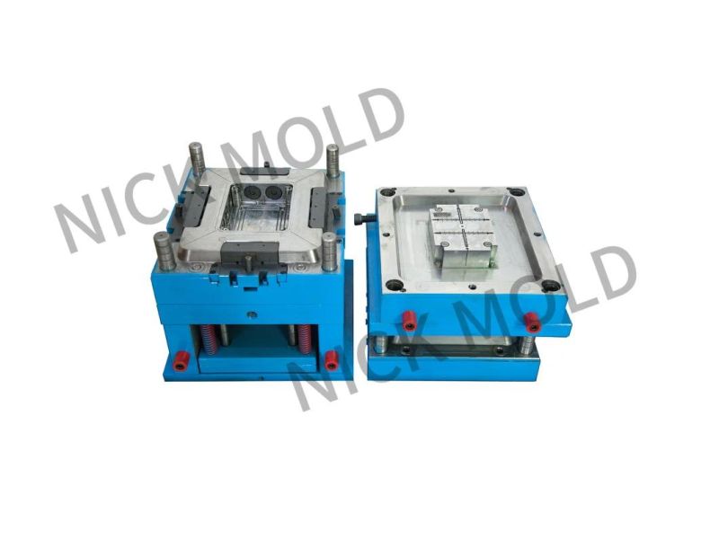 Plastic Electricity Terminal Block Shroud Base Cover Components Injection Molds