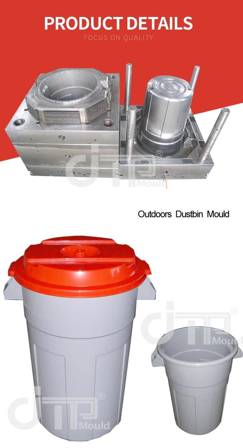 Large Fair Price Plastic Injection Mould for Outdoor Dustbin
