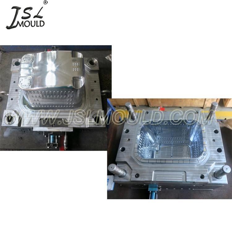 High Quality Plastic Shopping Basket Trolley Mould
