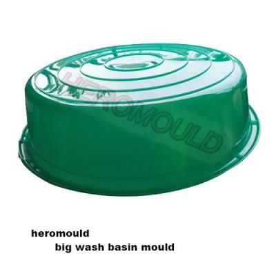 Plastic Injection Mould Plastic Big Round Basin Mold Plastic Wash Basin Mould Heromould