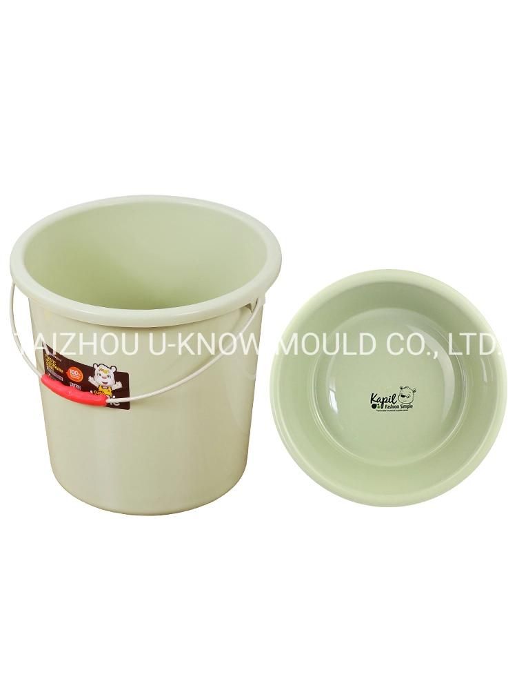 Plastic Barrel Injection Mould Fishing Laundry Bucket Mould Maker