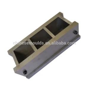 Cast Iron Three Gang Cube Test Prism Mould 50X50X50mm for Concrete/Cement/Mortar