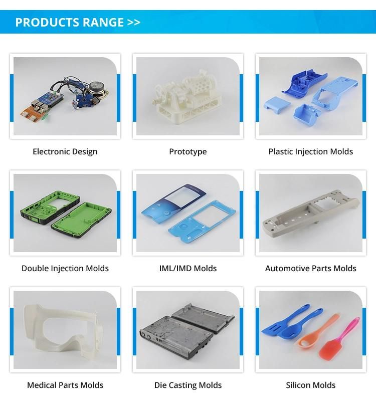 China Mold Factory Custom Design Die Casting Tooling Parts Double Plastic Injection Mould for Household/Electronic Products with PP/POM in Molding Company