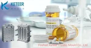 Medicine Pill Bottle Mould, Medicine Pill Bottle Cap Plastic Mould in Medical Components ...