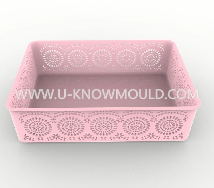 Creative Desk Basket Mold Plastic Carving Empty Basket Mould