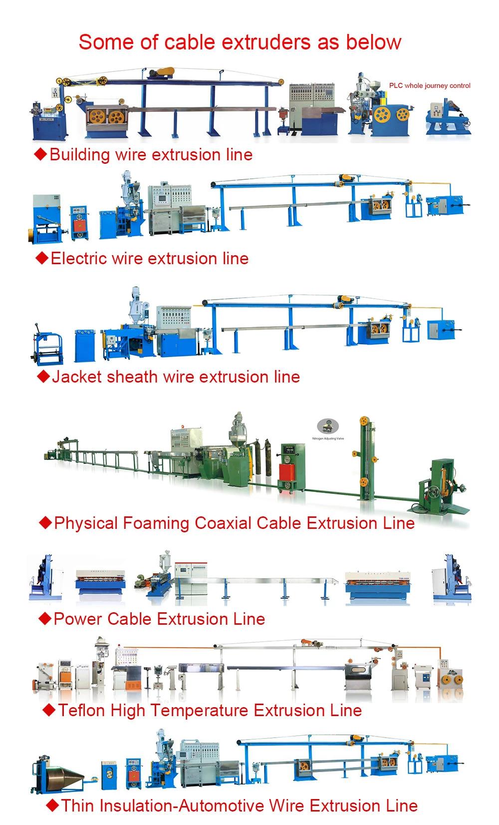 High Quality Power Cable Extruder Line