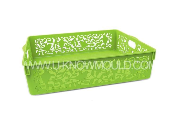 Storage Basket Inejction Mould Plastic Hollow Basket Mold