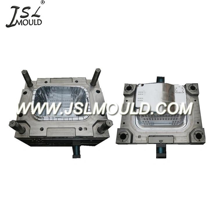 Injection Plastic Shopping Trolley Basket Mold