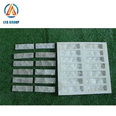 Decorative Exterior Wall House Rubber Silicone Artificial Veneer Stone Molds