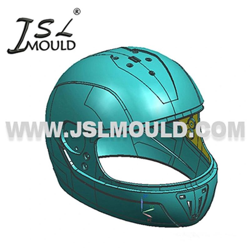 Injection Plastic Motorcycle Full Face Helmet Mould