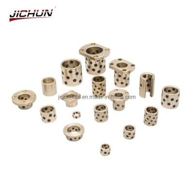 Head Guide Bushes Copper Material Oilless Graphite Flange Guide Bush Bearing