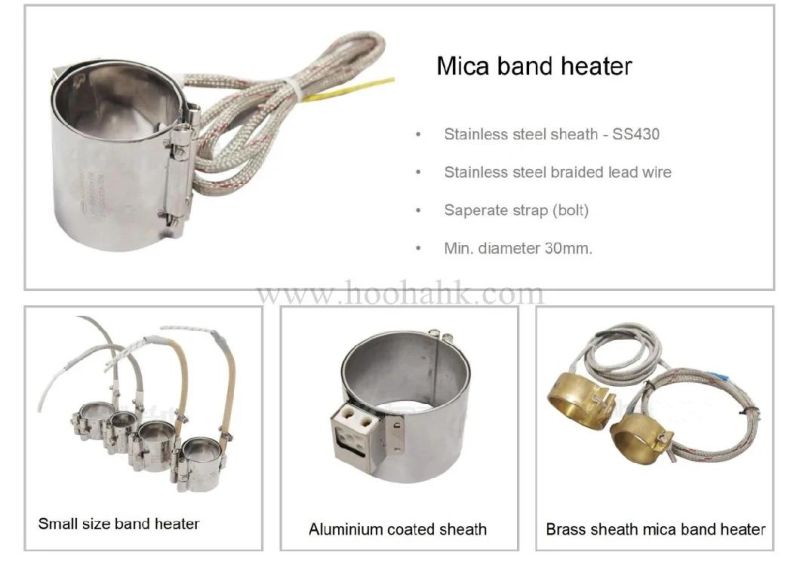 Steel Ceramic/ Mica/ Bass Band Heater Heating Ring for Wire and Cable Extrusion Machine